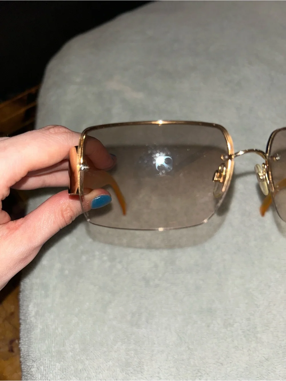 CHANEL Rhinestone Sunglasses